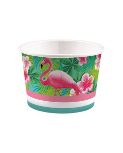 Vaso Bowl 270ml Para Helado Flamingo Paradise   