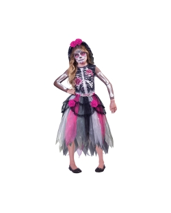 Disfraz Infantil Day Of The Dead - Talla 6-8 Años ***OFERTA DTO NO ACUMULABLE