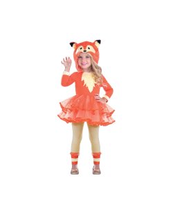 Disfraz Infantil Fox Hooded Dress - Talla 3-4 Años
