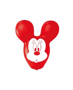 Globos Minnie Mouse Giant Ears Balloons 4 Sided Print 22/55.8cm  