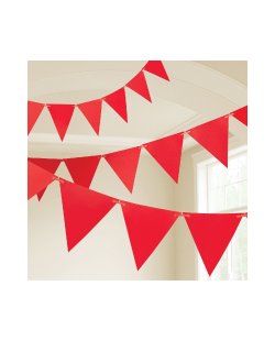 Banderin Rojo Plastic 10M ***OFERTA DTO NO ACUMULABLE