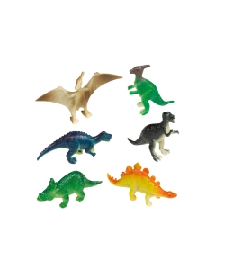 Juguete Mini Figuras Feliz Dinosaurio Plastico 