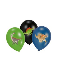 Globos Latex 27,5cm Happy Dinosaurio 