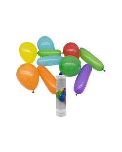 Globos Latex Formas Surtidas + Bomba