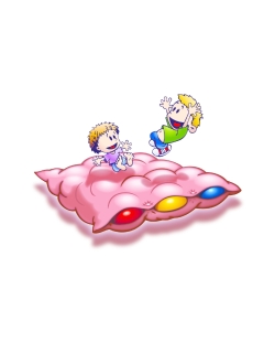 Colchon Globos Latex 35X30,4cm 