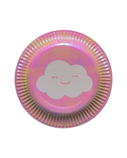 Platos 18cm Arcoiris Y Nube 