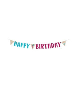 Banderin Letras Happy Bday Papel My Bday Party 180X14.8cm 