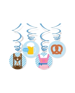 Decor. Colg. Espiral Baviera 80cm 