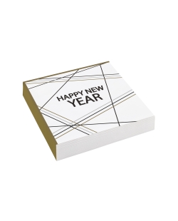 Servilleta 33cm X 33cm Elegant Wishes: H. New Year 