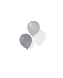 Globos Latex 25cm Silver Dream 