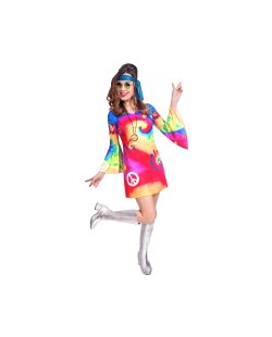 Disfraz Adulto 60 S Free Spirit Woman Talla 10-12