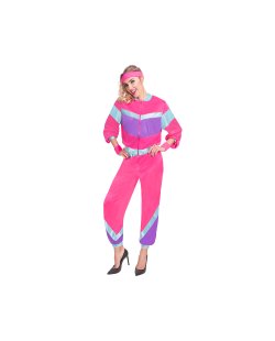 Disfraz Adulto 80 S Shell Suit Talla 14-16