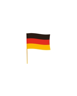 Bandera Alemania Con Palo 70X90cm 