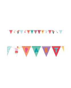 Banderin Peppa Pig Party 4M 