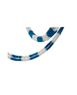 Guirnalda Papel Ignifugo Azul-Blanco 16X1000cm 