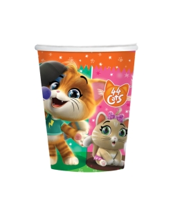 Vasos 250ml 44 Gatos ***OFERTA DTO NO ACUMULABLE