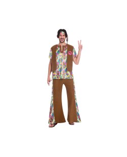 Disfraz Adulto 60S Psychedelic Hippy Man Talla L
