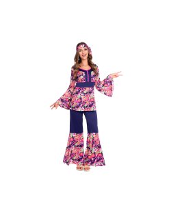 Disfraz Adulto: Hippy Chick Talla S 8-10