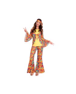 Disfraz Adulto Hippy Woman Talla L 14-16