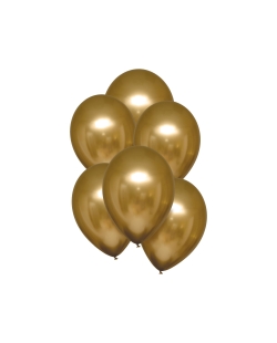 Globos Latex 28cm Satin Dorado 