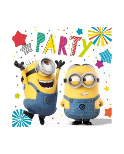 Servilletas 33 X 33cm Minions ***OFERTA DTO NO ACUMULABLE