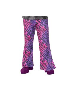 Disfraz Adulto Disco Fever Zebra Flares Talla Xl