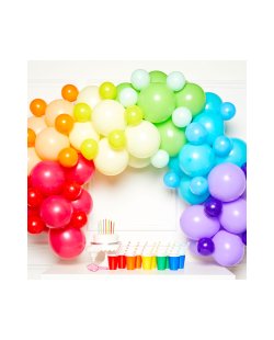 Globos Latex Kit Guirnalda Multicolor 