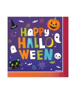 Servilletas Medianas 33 x 33cm Amigos Halloween 