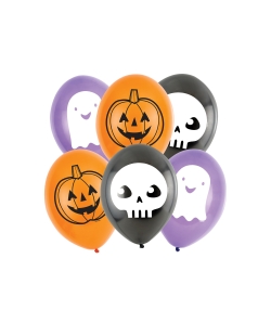 Globos Latex 23cm Amigos Halloween 