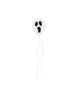 Globos Latex 27,5 cm Kit Fantasma 