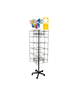 Acc. Expositor 72 Ganchos Para Globos Sobre 66X66X183cm Negro ***OFERTA DTO NO ACUMULABLE