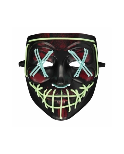 Mascara Con Luz Salpicaduras De Sangre
