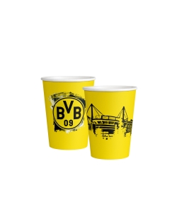 Vasos 250ml Papel Bvb Dortmund 