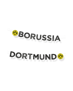 Banderin Letras Bvb Dortmund 180cm 