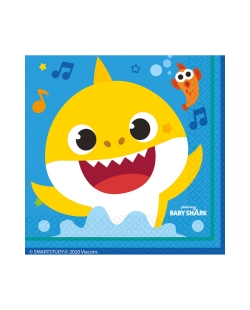 Servilletas 33 X 33cm Baby Shark 