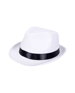 Disfraz Acc. Sombrero Ganster Blanco