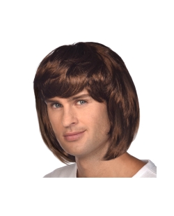 Disfraz Acc. Peluca Marron Años 70 Talla Unica