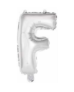 Rm Mini Auto-Inflable Letra : F Plata ***OFERTA DTO NO ACUMULABLE