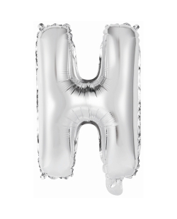 Rm Mini Auto-Inflable Letra : H Plata ***OFERTA DTO NO ACUMULABLE