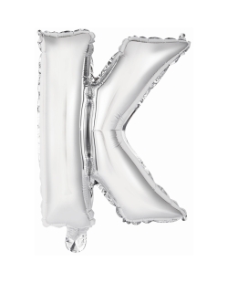 Rm Mini Auto-Inflable Letra : K Plata ***OFERTA DTO NO ACUMULABLE