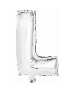 Rm Mini Auto-Inflable Letra : L Plata ***OFERTA DTO NO ACUMULABLE