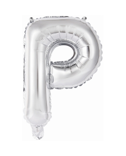 Rm Mini Auto-Inflable Letra : P Plata ***OFERTA DTO NO ACUMULABLE