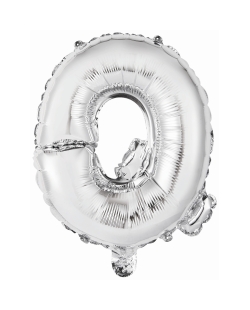 Rm Mini Auto-Inflable Letra : Q Plata ***OFERTA DTO NO ACUMULABLE