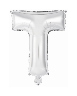 Rm Mini Auto-Inflable Letra : T Plata ***OFERTA DTO NO ACUMULABLE