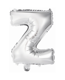 Rm Mini Auto-Inflable Letra : Z Plata ***OFERTA DTO NO ACUMULABLE