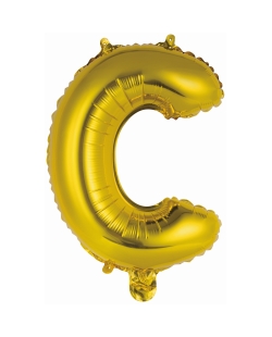 Rm Mini Auto-Inflable Letra : C Oro ***OFERTA DTO NO ACUMULABLE