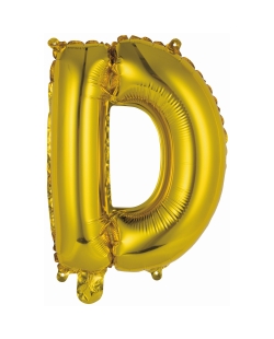 Rm Mini Auto-Inflable Letra : D Oro ***OFERTA DTO NO ACUMULABLE