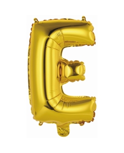 Rm Mini Auto-Inflable Letra : E Oro ***OFERTA DTO NO ACUMULABLE