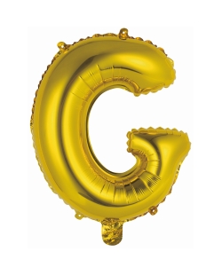 Rm Mini Auto-Inflable Letra : G Oro ***OFERTA DTO NO ACUMULABLE