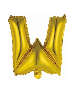 Rm Mini Auto-Inflable Letra : W Oro ***OFERTA DTO NO ACUMULABLE